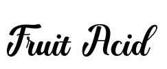 Fruit Acid Font Image