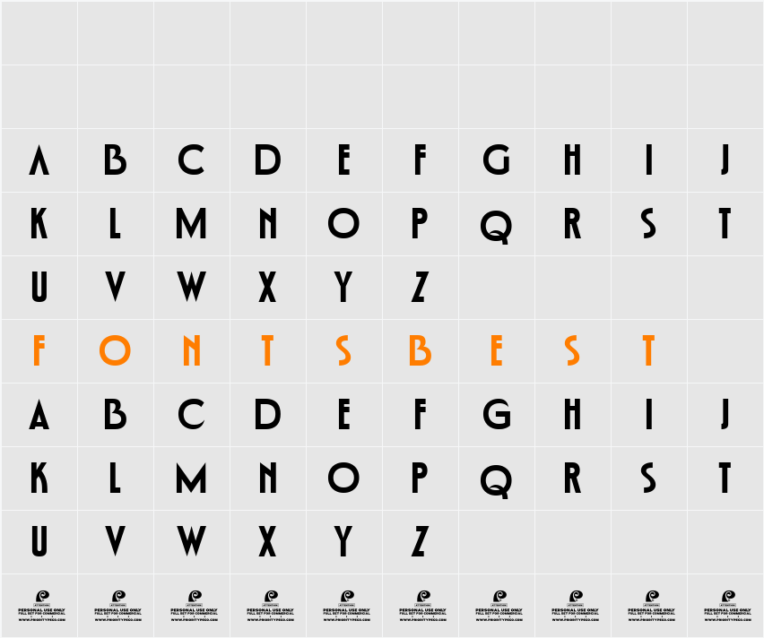 Rich Versatile DEMO Character Map