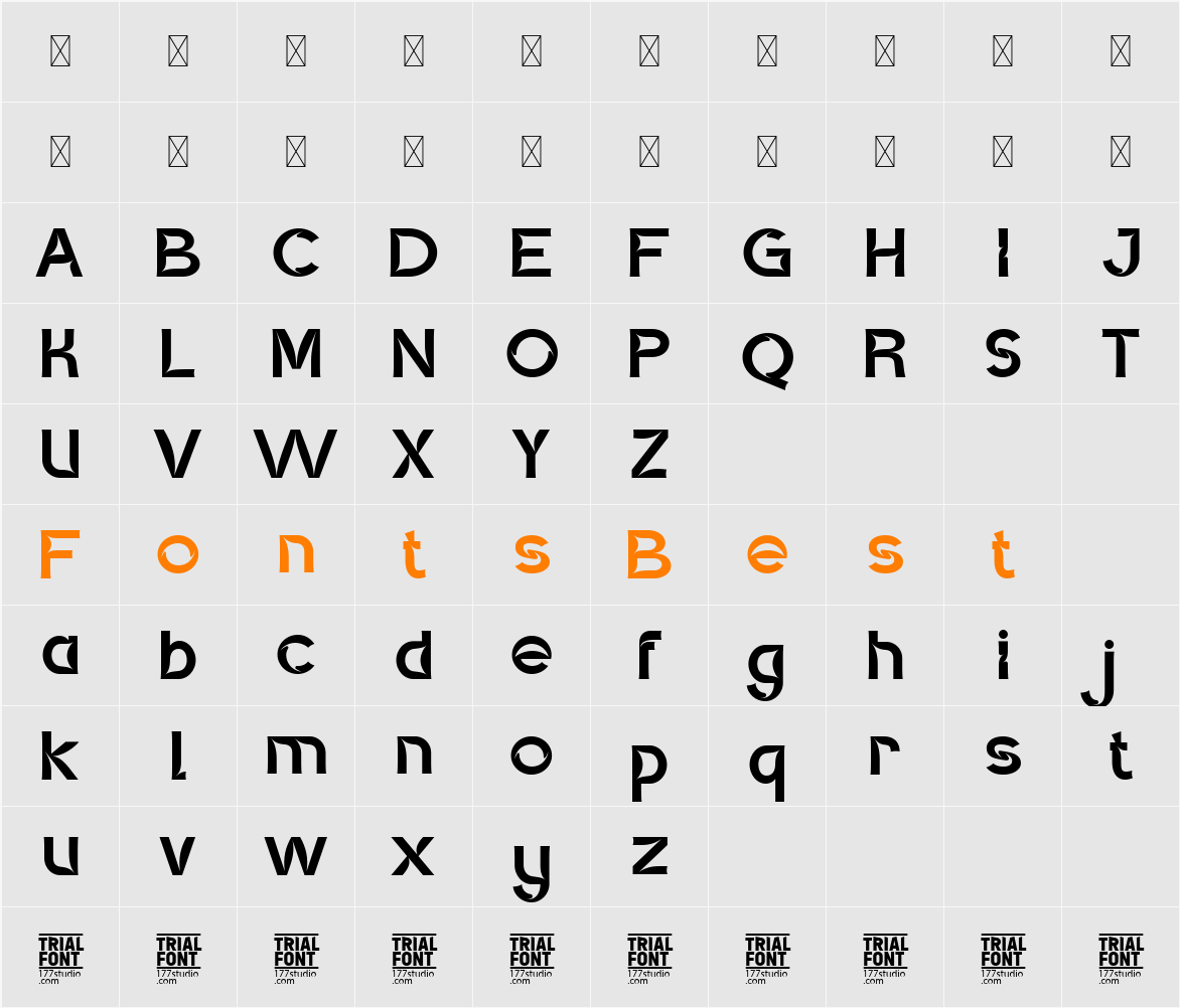 ECLIPSES COSMOS DEMO Character Map