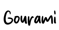 Gourami Font Image