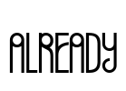 Already Font Image