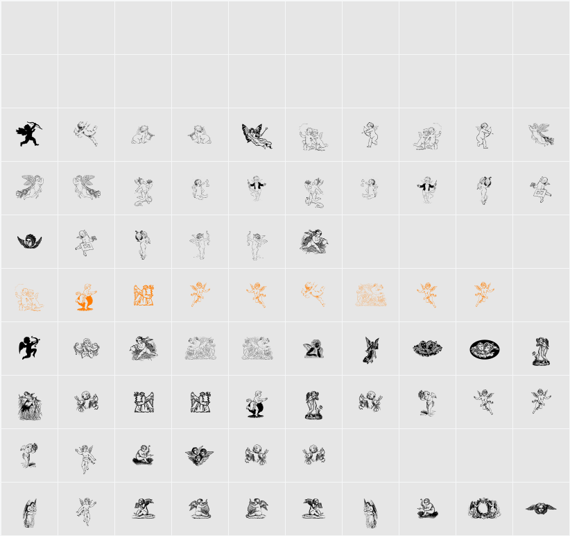 Angels Free Character Map