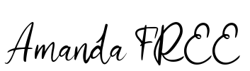 Amanda FREE Font Image