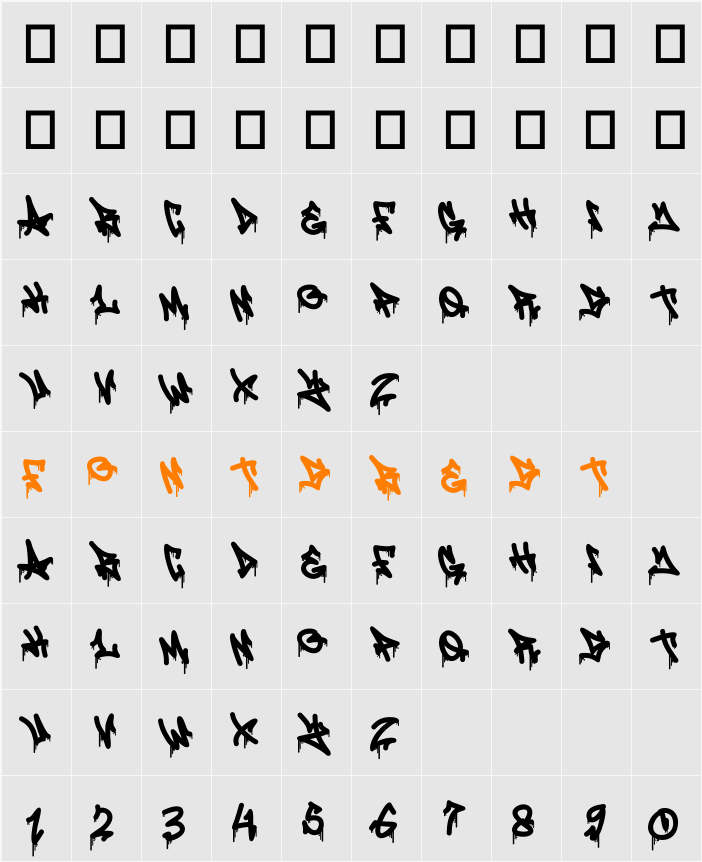 Seven Venom - Drip Character Map