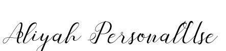 Aliyah PersonalUse