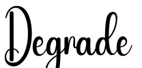 Degrade Font Image