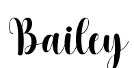 Bailey Font Image