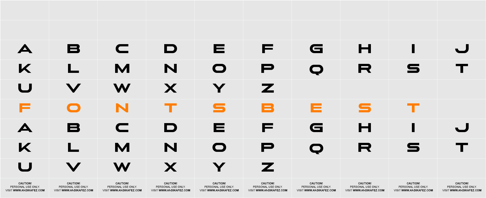 Next Sphere Extra Bold Character Map