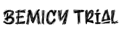 BEMICY trial Font Image