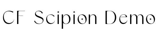 CF Scipion Demo Font Image