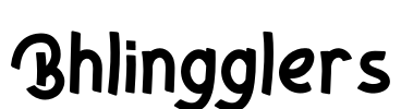 Bhlingglers Font Image