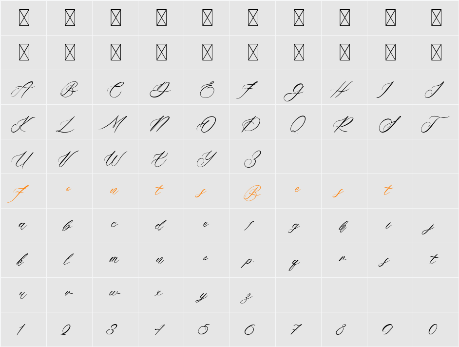 Sustainable Demo Character Map