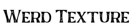 Werd Texture Font Image