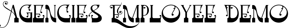 Agencies Employee Demo Font Image