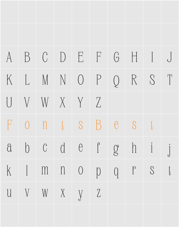 Avelion Stamp Demo Character Map