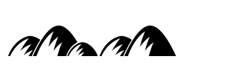 Hills Font Image