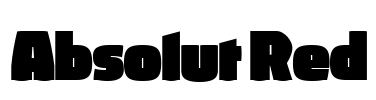 Absolut Red Font Image