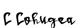 L Lohugea Font Image