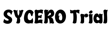 SYCERO Trial Font Image