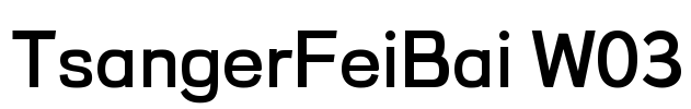 TsangerFeiBai W03