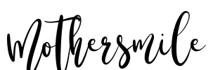 Mothersmile Font Image