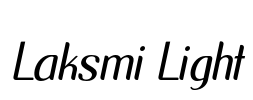 Laksmi Light Font Image