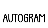 Autogram Font Image