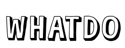 Whatdo Font Image