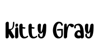 Kitty Gray Font Image