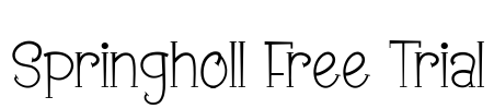 Springholl Free Trial