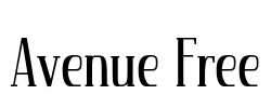 Avenue Free Font Image