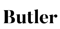 Butler Font Image