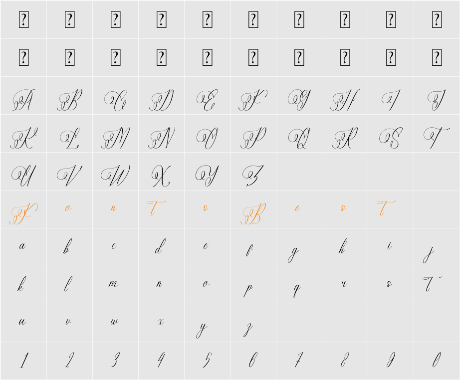 Eladorna Gladiota Character Map
