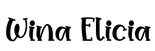 Wina Elicia Font Image