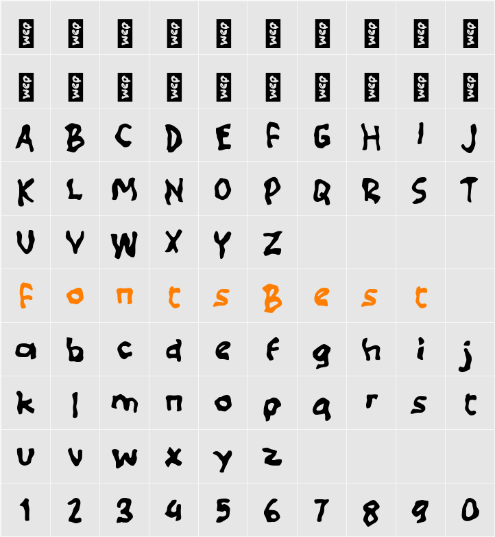 L Lairesh Character Map