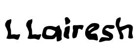 L Lairesh Font Image