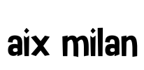 aix milan Font Image