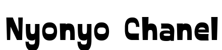 Nyonyo Chanel Font Image