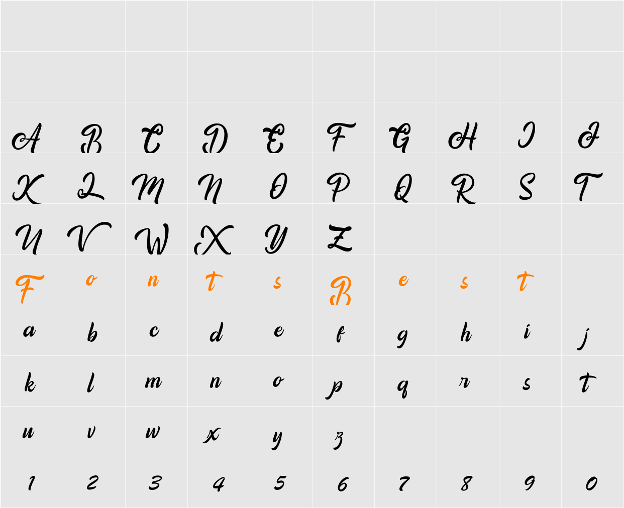 Amigos Character Map