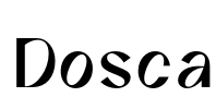 Dosca Font Image