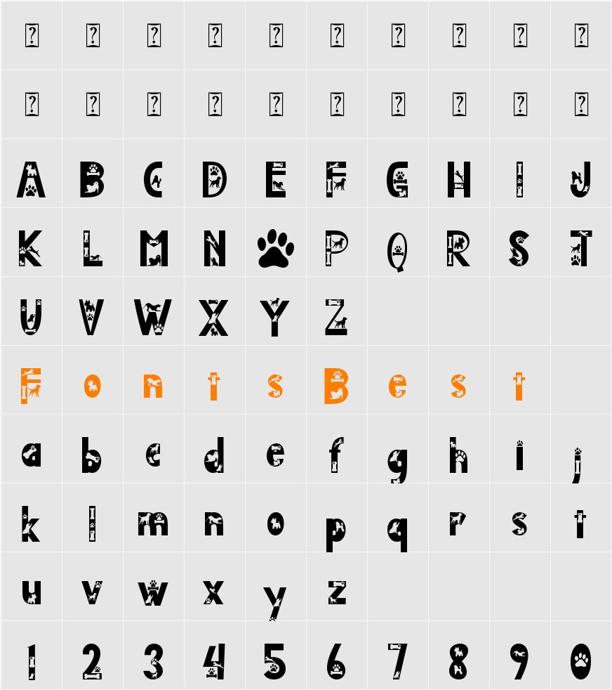 Doggy Smart Character Map