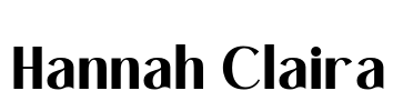 Hannah Claira Font Image