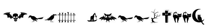 Alit Halloween Font Image