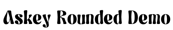Askey Rounded Demo Font Image