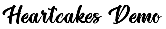 Heartcakes Demo Font Image