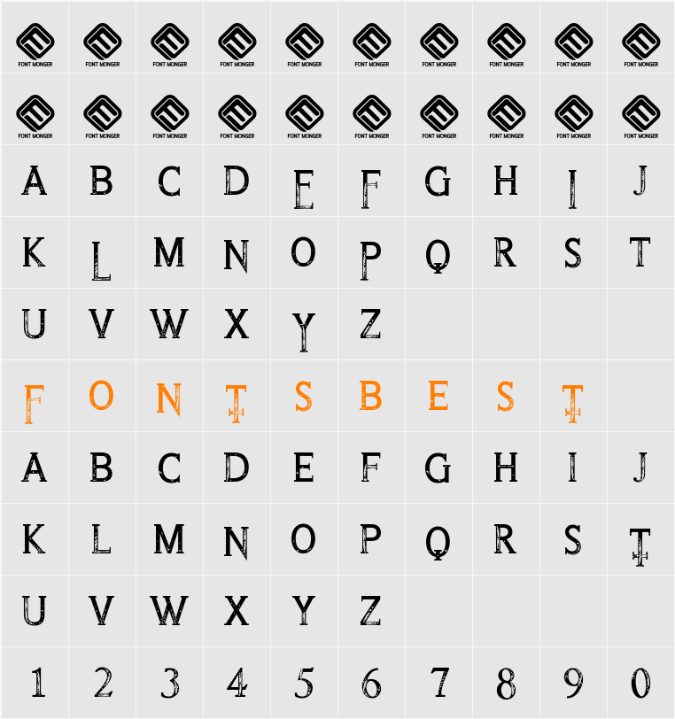 Last Rite Character Map