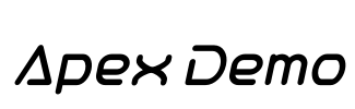 Apex Demo Font Image
