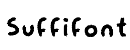Suffifont Font Image