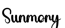 Sunmory Font Image