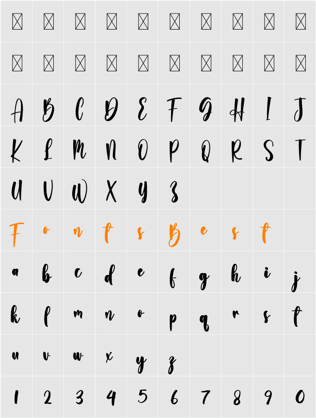 Besties Character Map